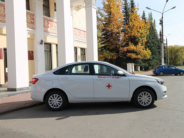 Санитарный автомобиль на базе Lada Vesta для Медслужбы