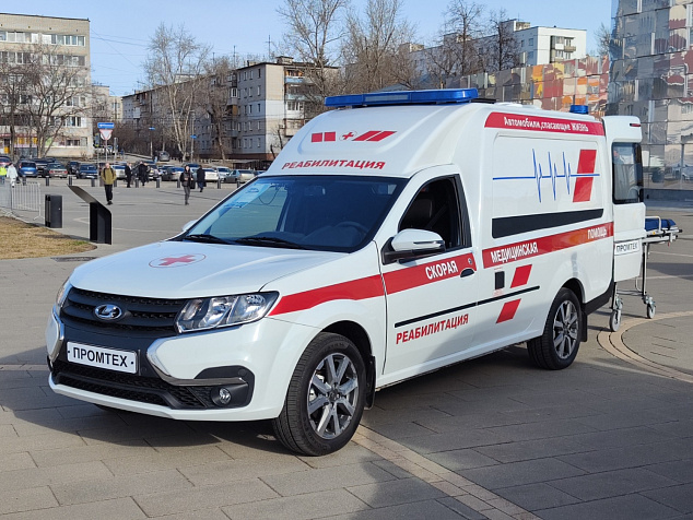 Скорая помощь на базе Lada Largus Куб / Kub. Класс А - фото Медицинские автомобили