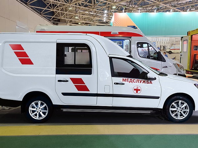 Санитарный автомобиль на базе Granta Куб / Kub М2 - фото Медицинские автомобили